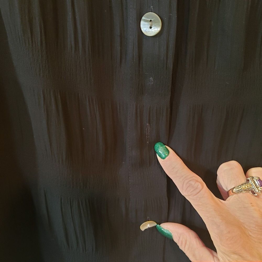 Selene Sport Semi-sheer Shirt Jacket Size Large - Picture 8 of 10